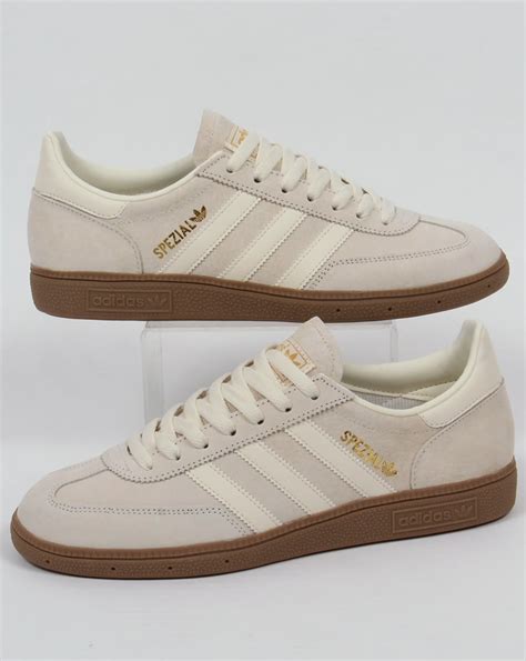 white adidas spezial trainers